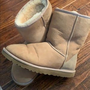 UGG Women’s Classic Short Boot. COLOR: Sand
